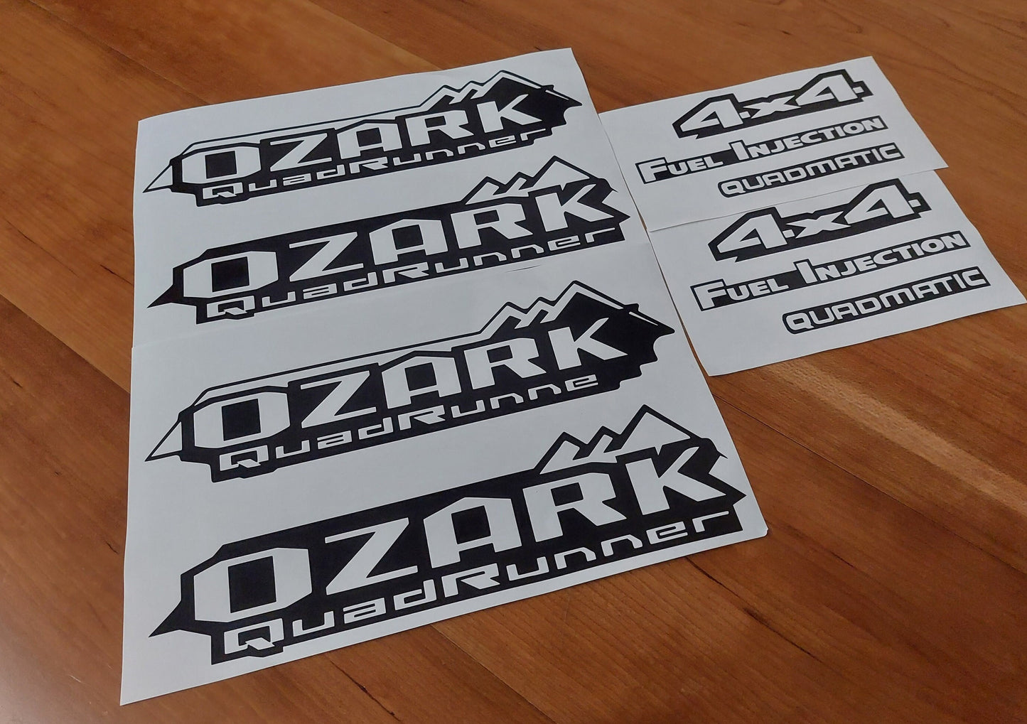 QuadRunner - KingQuad - Eiger - Ozark - Vinson - Sticker Fits Suzuki 4x4 - ATV - Decals Kit