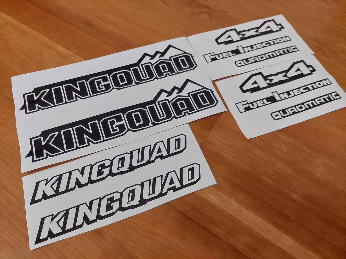 QuadRunner - KingQuad - Eiger - Ozark - Vinson - Sticker Fits Suzuki 4x4 - ATV - Decals Kit