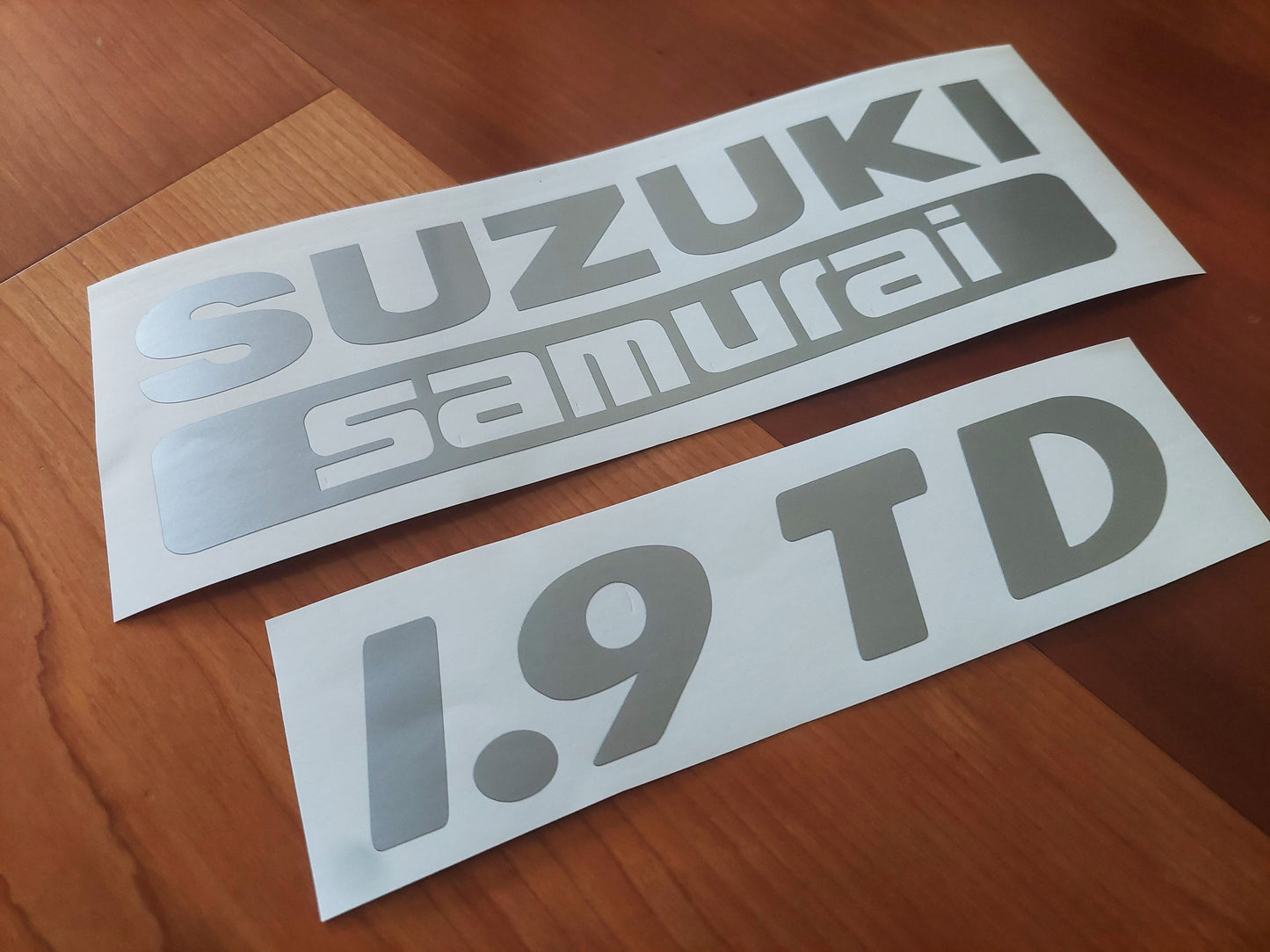 Samurai 1.9 TD - Rear Decals - Fits Samurai Santana - Aftermarket Sticker