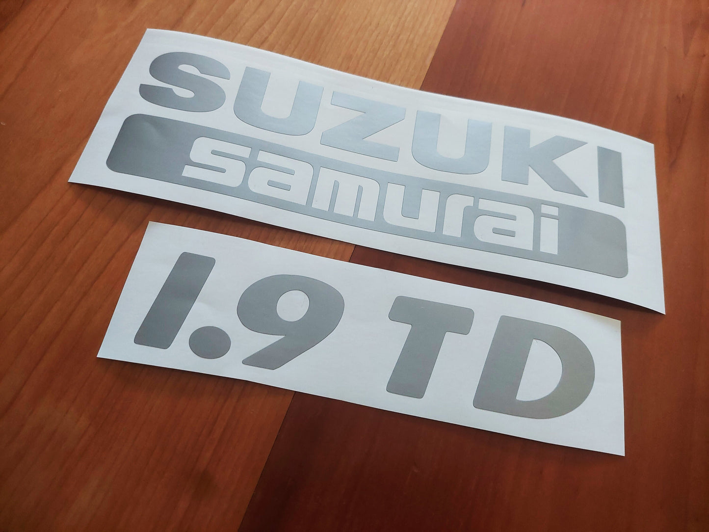 Samurai 1.9 TD - Rear Decals - Fits Samurai Santana - Aftermarket Sticker