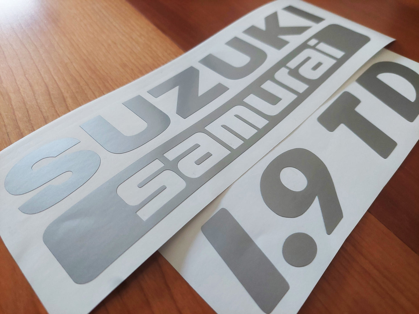 Samurai 1.9 TD - Rear Decals - Fits Samurai Santana - Aftermarket Sticker