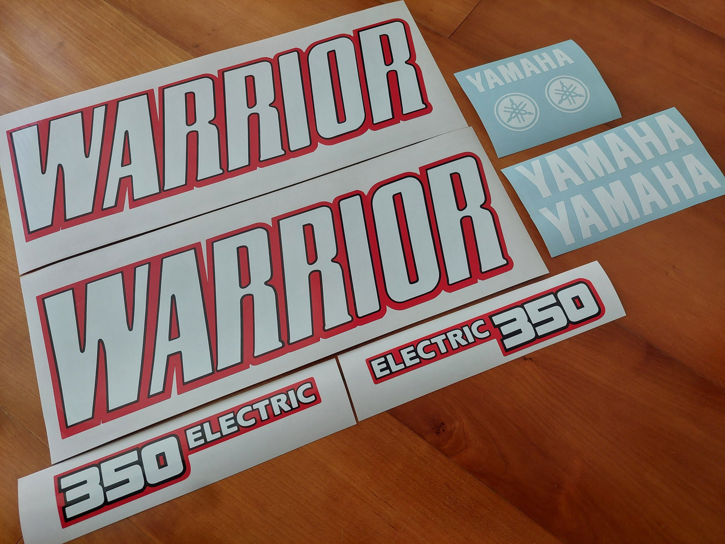 Warrior 350 Yamaha - YFM Quad Decals ATV 350 electric - Sticker kit