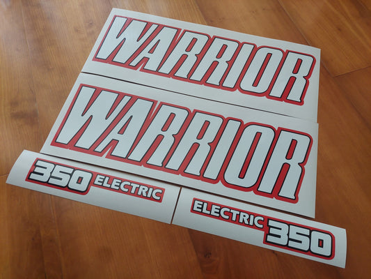 Warrior 350 Yamaha - YFM Quad Decals ATV 350 electric - Sticker kit