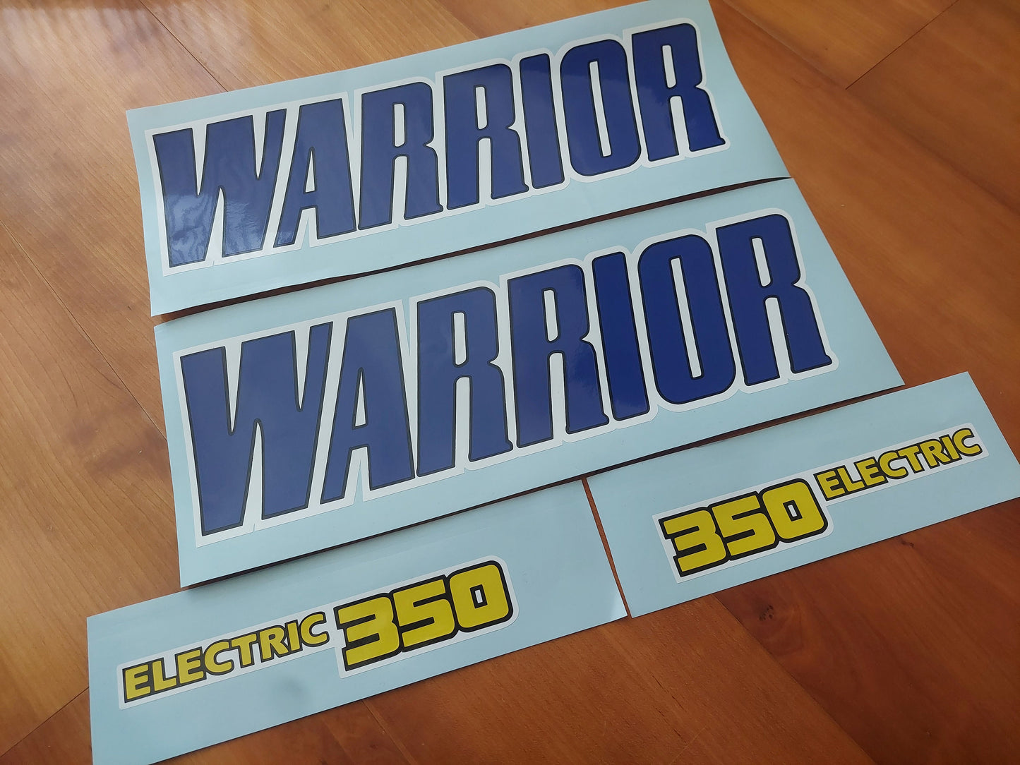 Warrior 350 Yamaha - YFM Quad Decals ATV 350 electric - Sticker kit