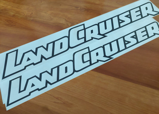 Side Decals Land Cruiser BJ40 - Fits LandCruiser BJ - 4x4 off road - Reproduction Sticker