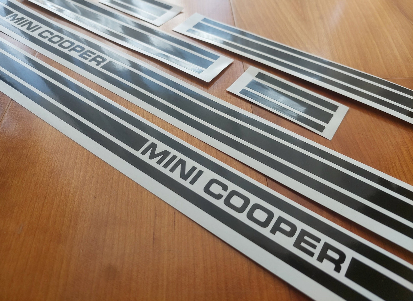 Classic Mini Cooper - 1275GT 1000 Cooper Side Stripes - Pin Stripes - Aftermarket Decal Sticker