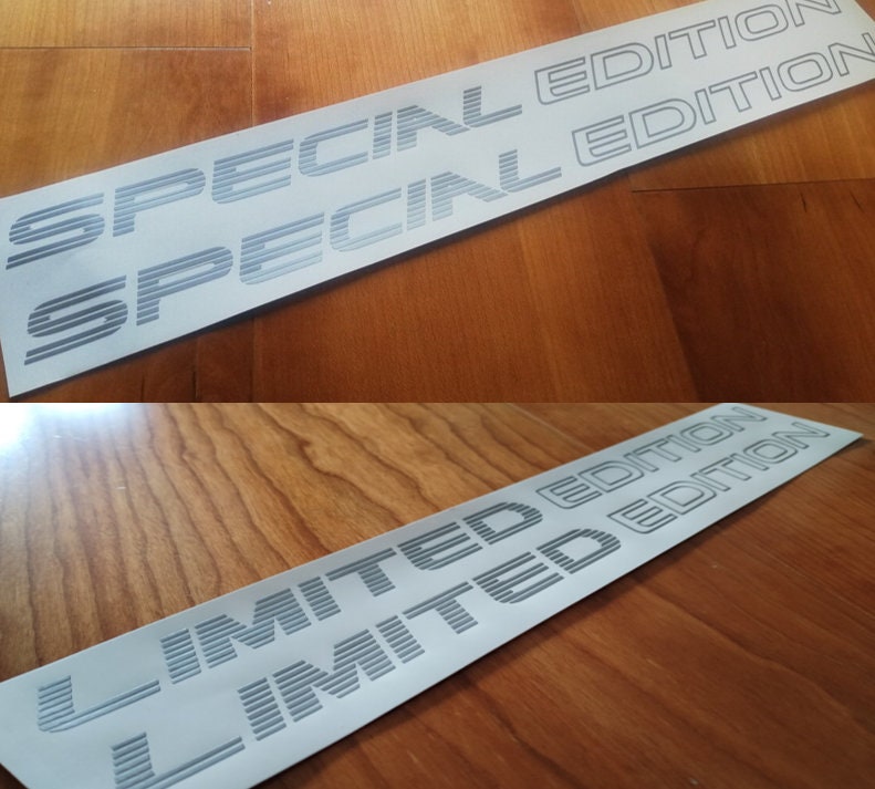 CRX EF Civic Side Sticker - 88-91 - Limited / Special Edition - Fits Civic Ee/Ed Crx