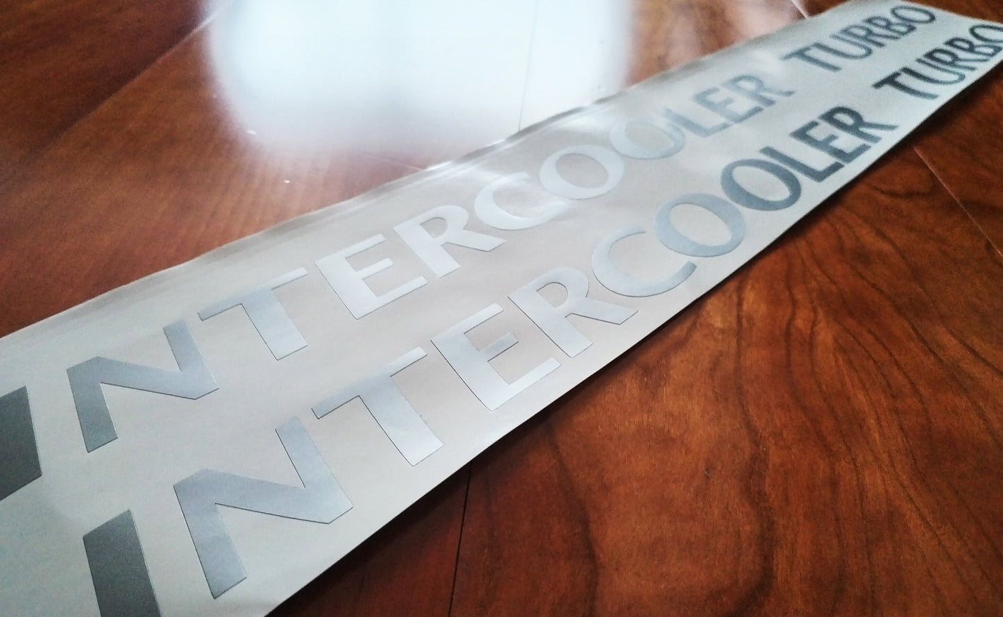 Decals Galloper TD Intercooler Turbo - Fits Hyundai Galloper 2.5 - Aftermarket Sticker