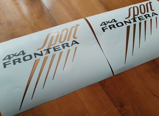 Decals Frontera Sport 4x4 - Fits Opel Frontera - Reproduction Sticker