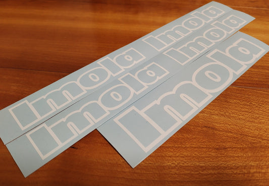Imola Rear Door Sill Stickers - Fits Alfa Romeo 33 Imola - Decal Kit