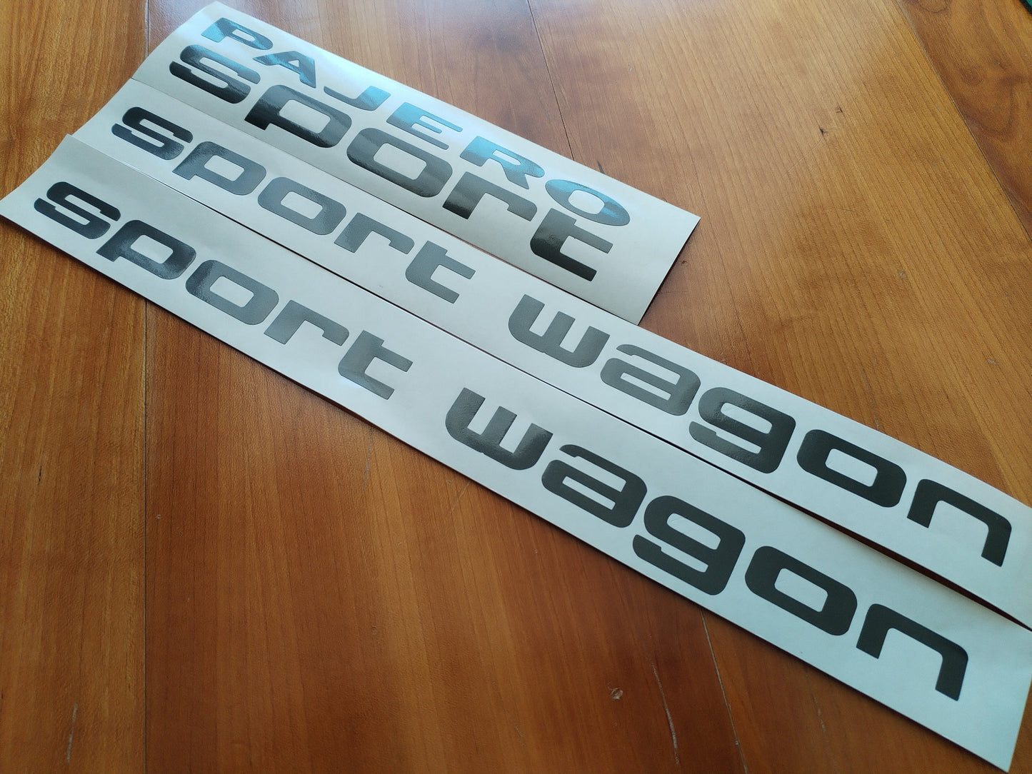 Decals Pajero Sport Wagon - Fits Mitsubishi Side Rear Stickers - Reproduction Sticker Montero Shogun