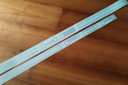 944 / 924 Turbo Rear Lower Sticker - Fits 944 924 turbo rear bumber - Aftermarket Stickers