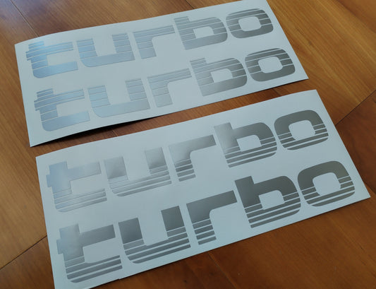 Side Decals Land Cruiser Turbo - Fits LandCruiser Turbo - 4x4 off road - Reproduction Sticker