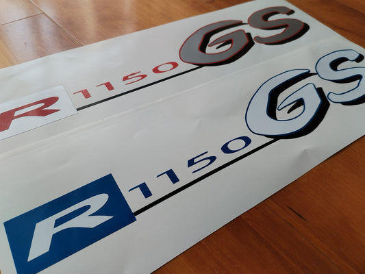 R 1150 GS Tank Sticker Kit - 2002 2004 - Replacement Aftermarket Decals