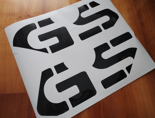 R 1150 GS Tank Sticker Kit - Big Letter GS - Replacement Aftermarket Decals