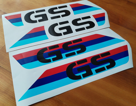 R 1150 GS Tank Sticker Kit - GS Striped - Replacement Aftermarket Decals