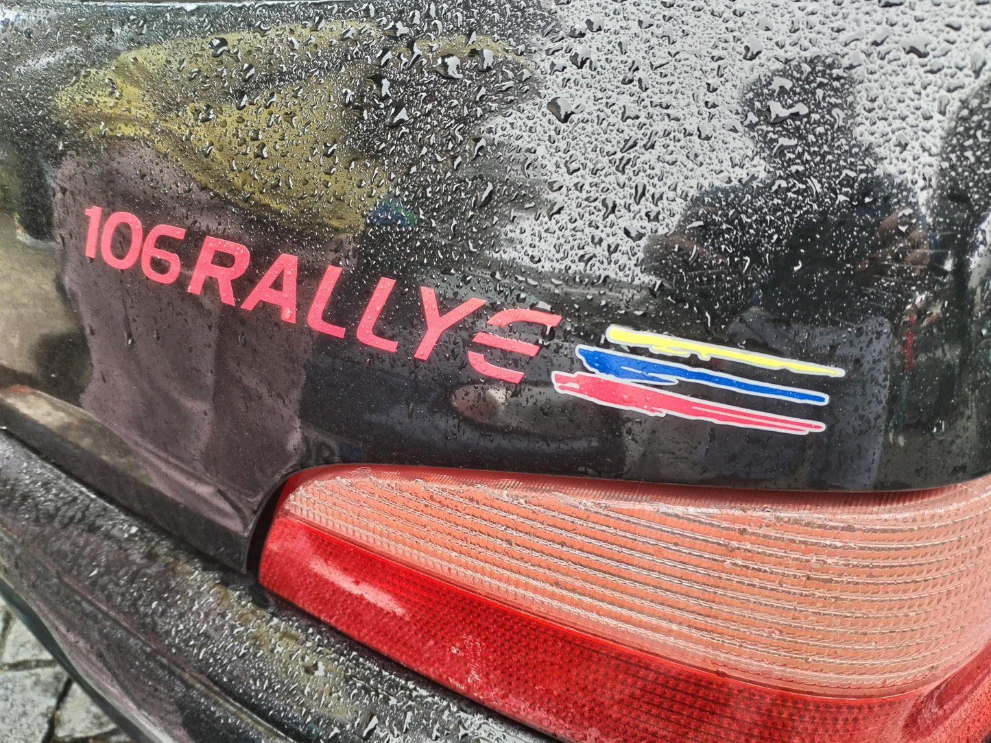 White/Dark Grey - 106 Rallye S2 - Fits Peugeot - Reproduction Decal Sticker Kit