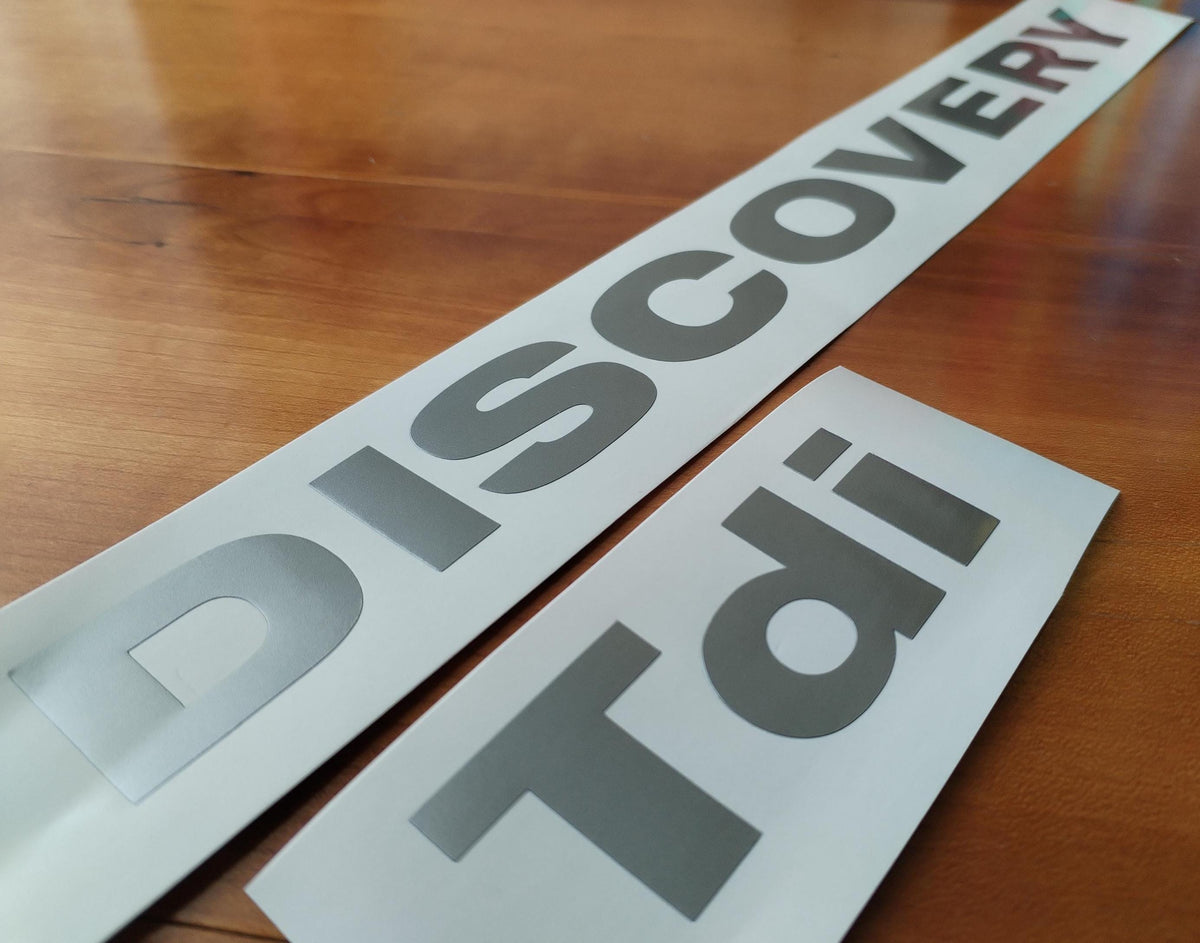 Tdi Performance Sticker Discovery Tdi Td5 series 1 compatible Stickers - 4x4 Aftermarket Rear ...