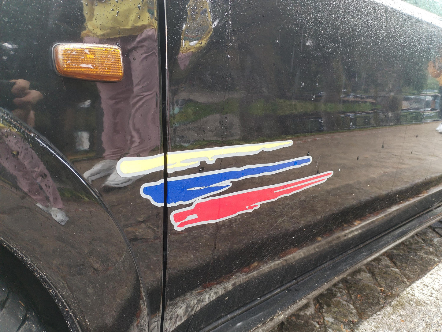 White/Dark Grey - 106 Rallye S2 - Fits Peugeot - Reproduction Decal Sticker Kit