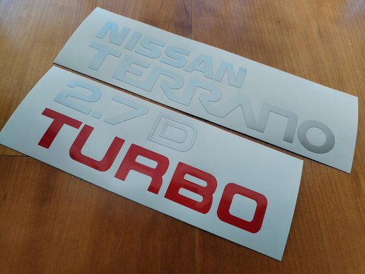 Terrano 2.7D Intercooler - Fits Terrano 2.7D MK1 4x4 - Aftermarket Stickers