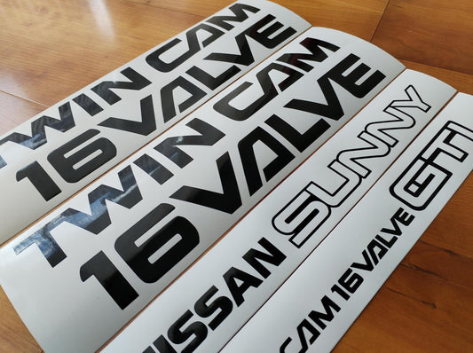 Sunny N13 GTI - Fits 1.8 N13 89-91 Pulsar CA18DE - Rear Decal Reproduction