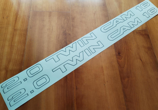 Celica ST162 4th Gen Side Decal - 2.0 Twin Cam 16 - Sticker Aftermarket