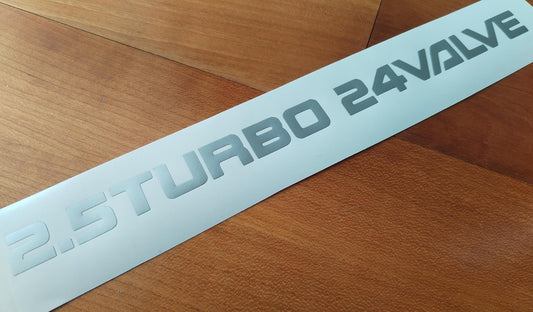 2.5 Turbo 24 Valve 200sx 180sx - RB25 S13 - Rear Reproduction Sticker Decal