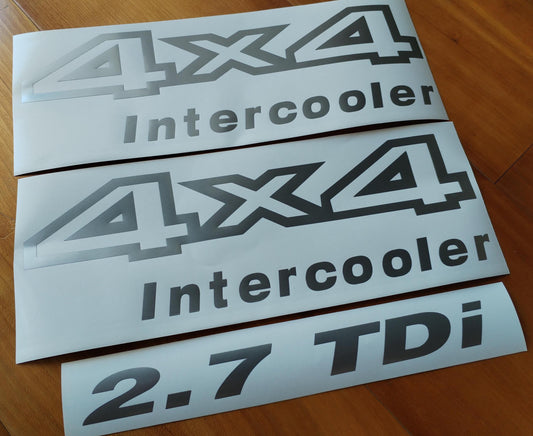 Terrano II Intercooler - Fits Terrano 2 4x4 2.7 Tdi - Aftermarket Stickers