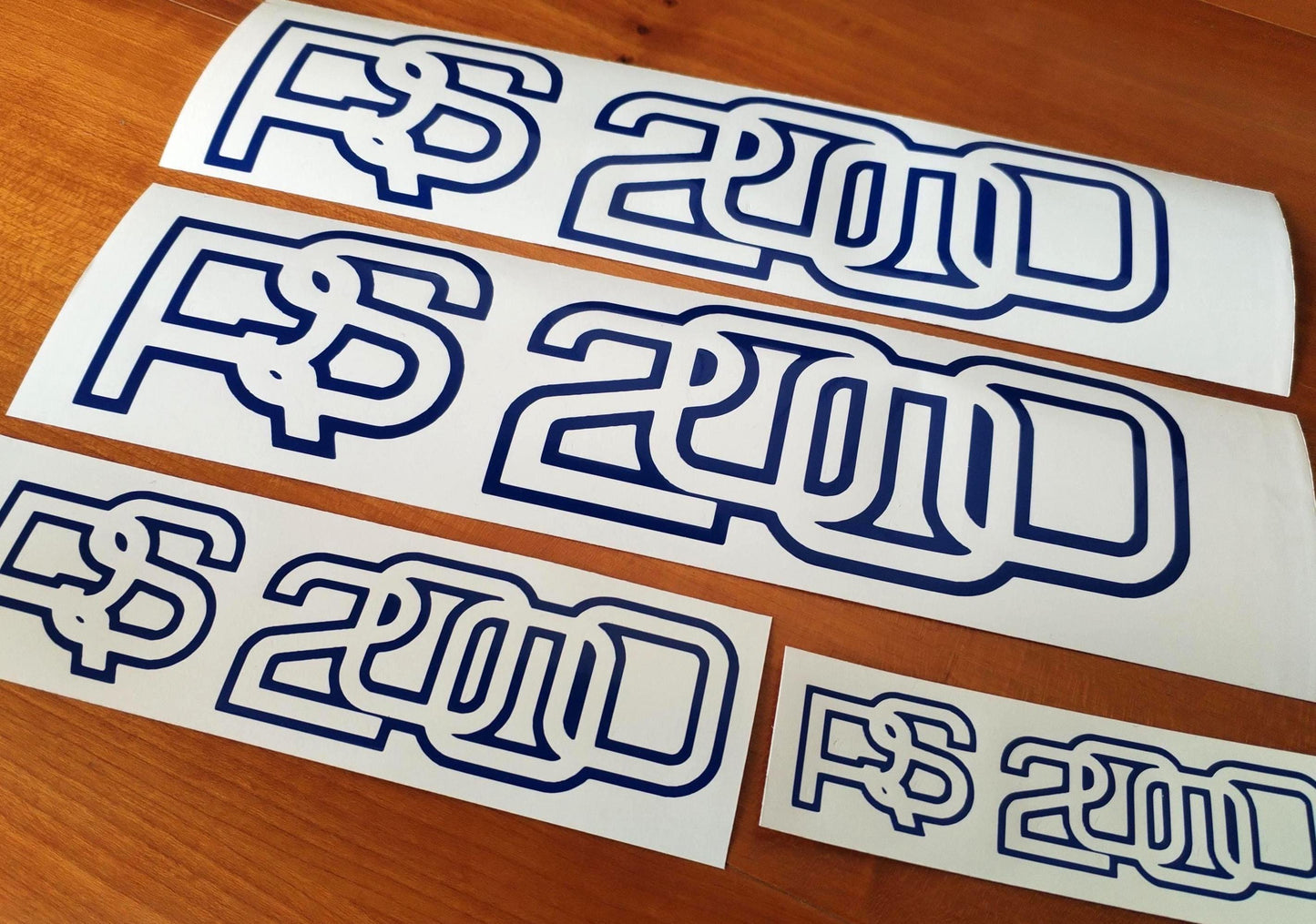 RS 2000 Rear and Side Stickers - Fits Escort RS2000 Decals