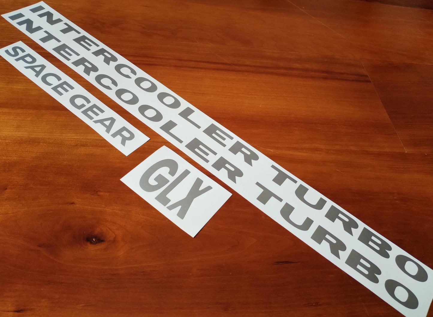 Decals 2800 Space Gear GLX Turbo Delica - Rear Side Stickers - Aftermarket