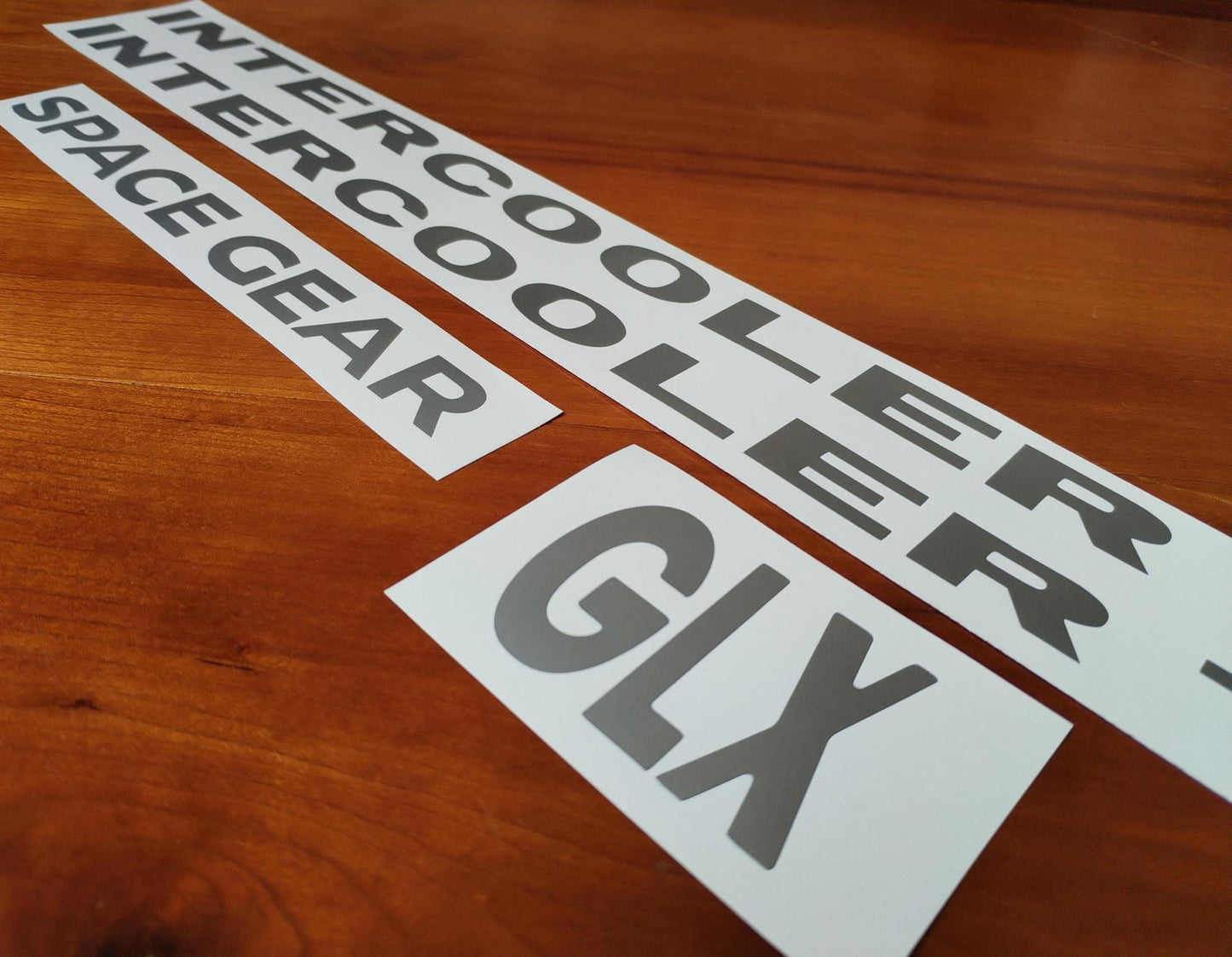 Decals 2800 Space Gear GLX Turbo Delica - Rear Side Stickers - Aftermarket