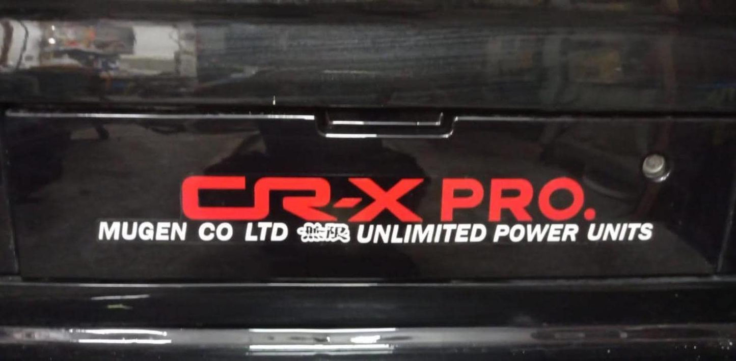 CRX Sticker Mugen kit - 84-87 - DOHC Pgmfi Decal - Fits Civic Crx