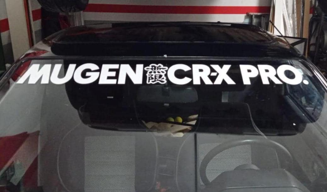 CRX Sticker Mugen kit - 84-87 - DOHC Pgmfi Decal - Fits Civic Crx