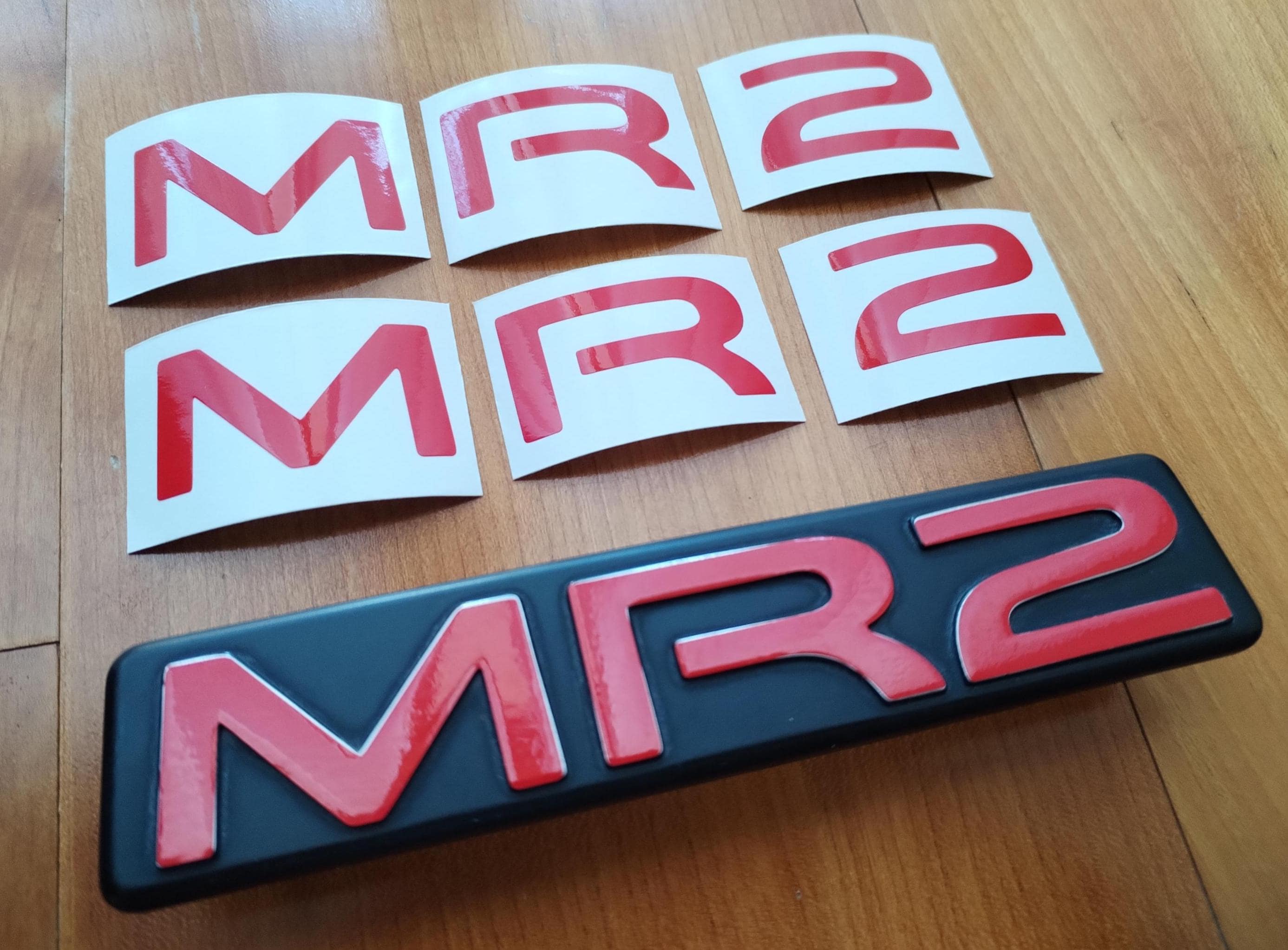 MR2 MK2 rear badge overlay Decal - Fits MR2 SW20 89-99 (Zenki ...