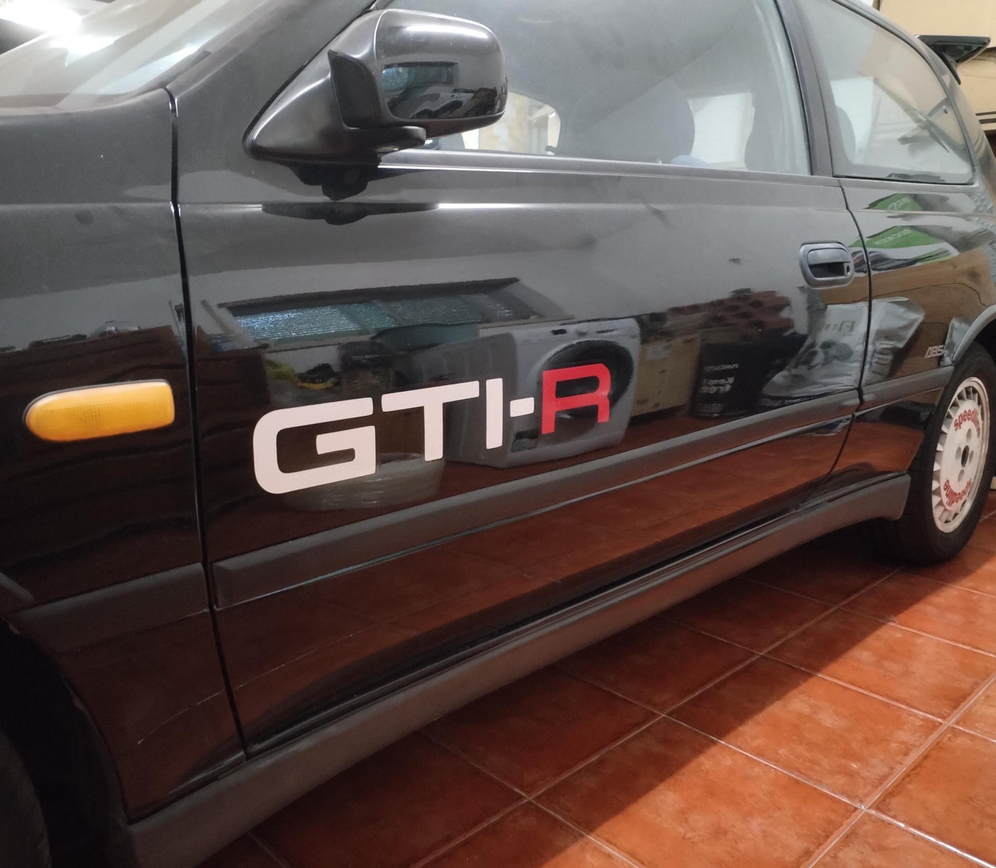 GTI-R Side Stickers - Sunny / Pulsar 2.0 GTI-R (fits N14 GTIR) - 3D Badge