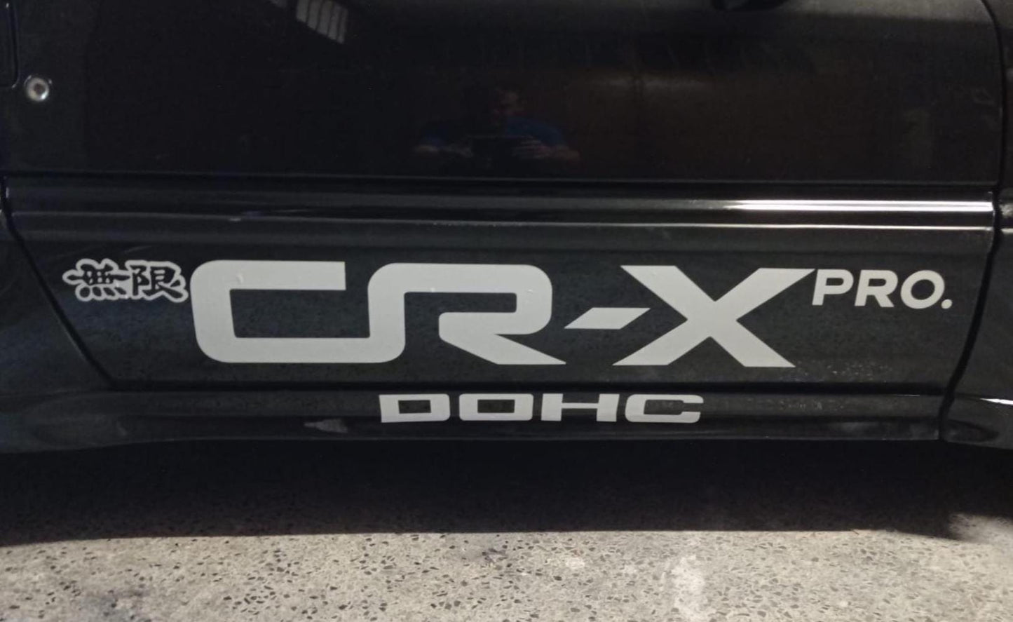 CRX Sticker Mugen kit - 84-87 - DOHC Pgmfi Decal - Fits Civic Crx