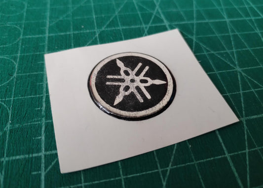 3D Resin emblem - gas tank silicone raised sticker - Compatible with M1 R1 R6 YZF YZR Raptor 660 770