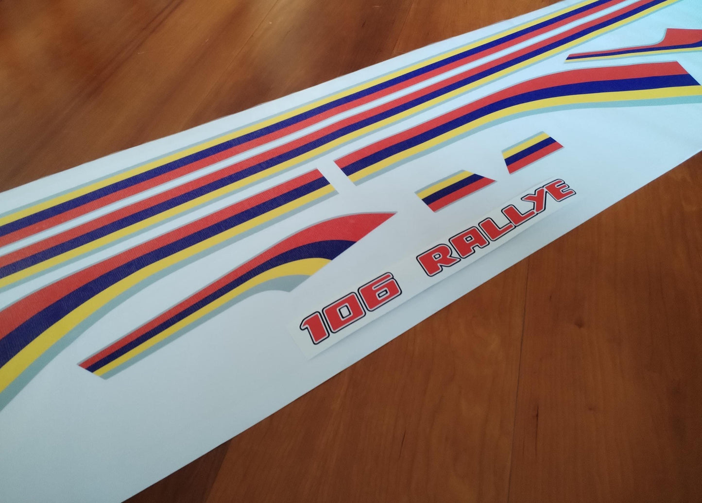 106 Rallye S1 - Fits Peugeot - Reproduction Decal Sticker Kit Full Set