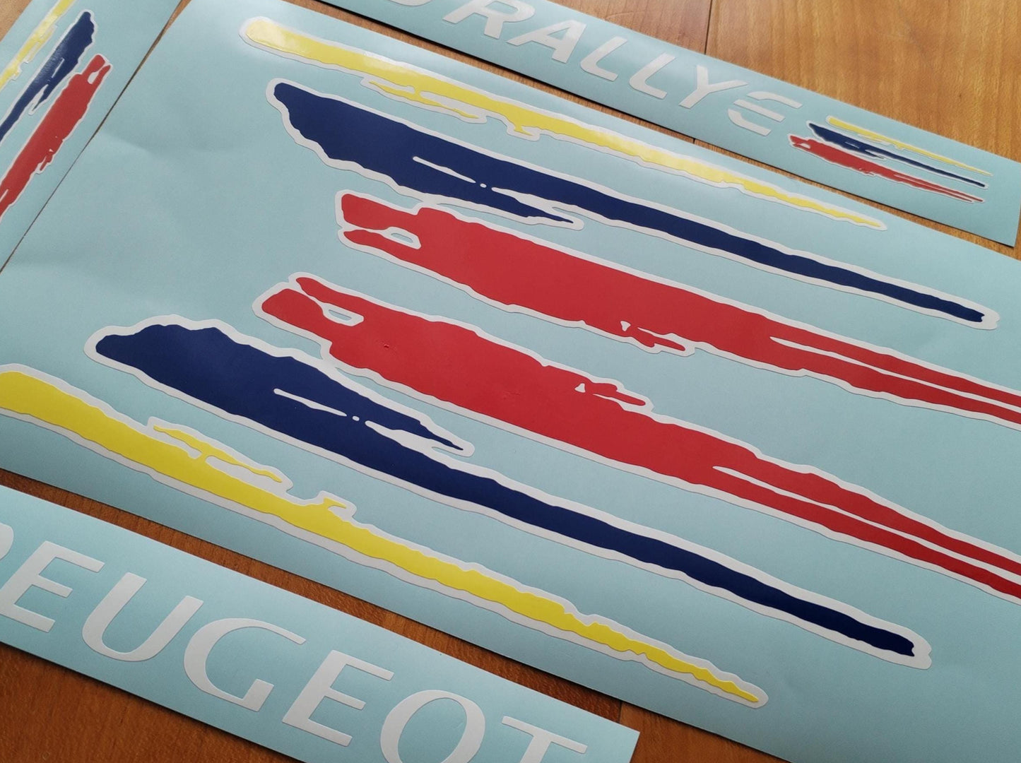 White/Dark Grey - 306 Rallye - Fits Peugeot - Reproduction Decal Sticker Kit