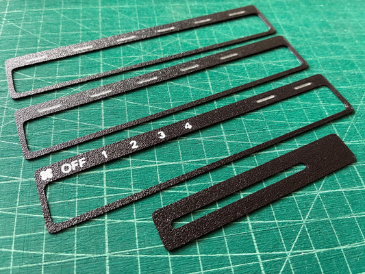 A/C Climate Control Plates Number for CRX - Ed / Ef / Ee - 88-91 CR-X Dx Hf Si