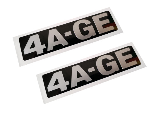 4A-GE 4AGE - Fits MR2 - Timing Belt Cover Sticker - Aftermarket Decal