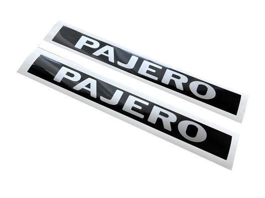 Decals Pajero Rear Tailgate - Fits Mitsubishi - Aftermarket Sticker Montero Shogun