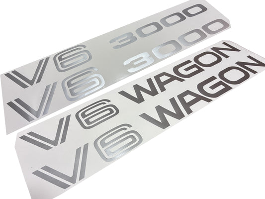 Side Decals V6 3000 Wagon Pajero Shogun MK1 - Fits Mitsubishi -Reproduction Sticker Montero