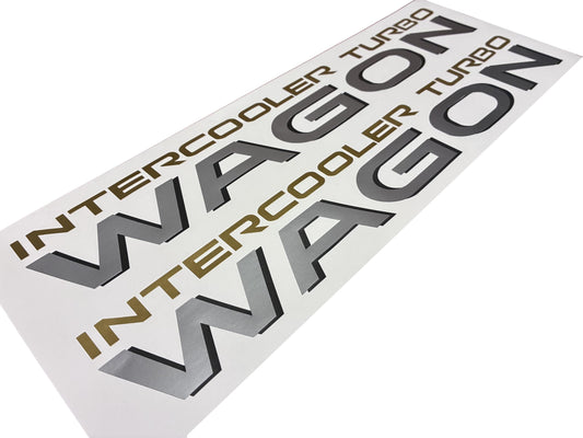 MK1 Pajero Shogun Side Decals Wagon - Fits Mitsubishi Intercooler Turbo Wagon - Sticker