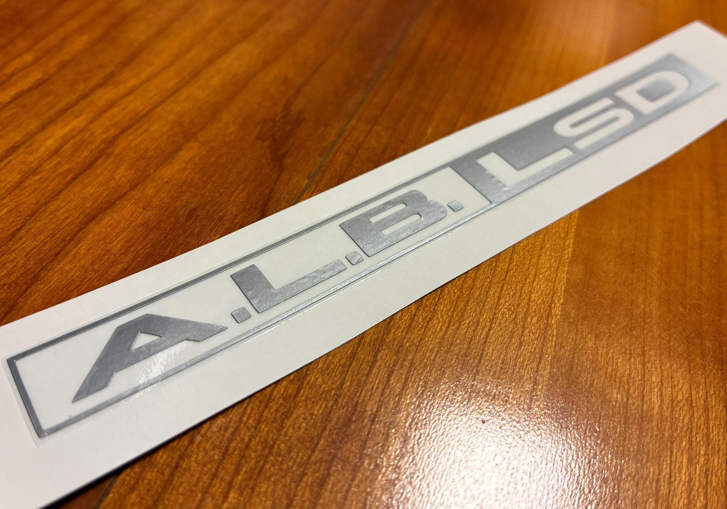 ALB LSD sticker - Fits 88-91 Civic CRX - Ed / Ef / Ee - Aftermarket decal