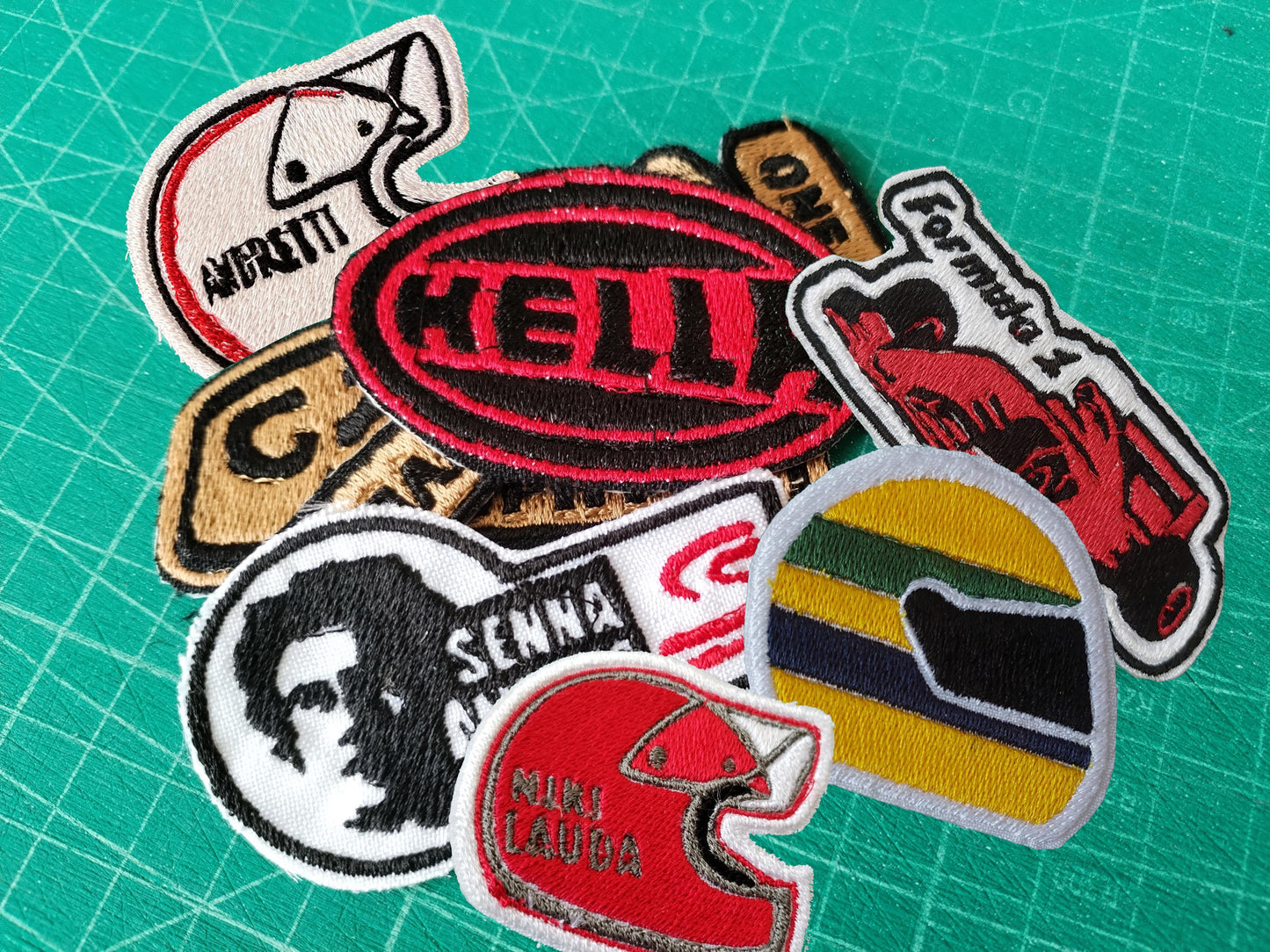 Motorsport Patches - Rally 4x4 Ayrton Niki Andretti One Life Sports Iron On Sew - Car Racing Jacket Jeans