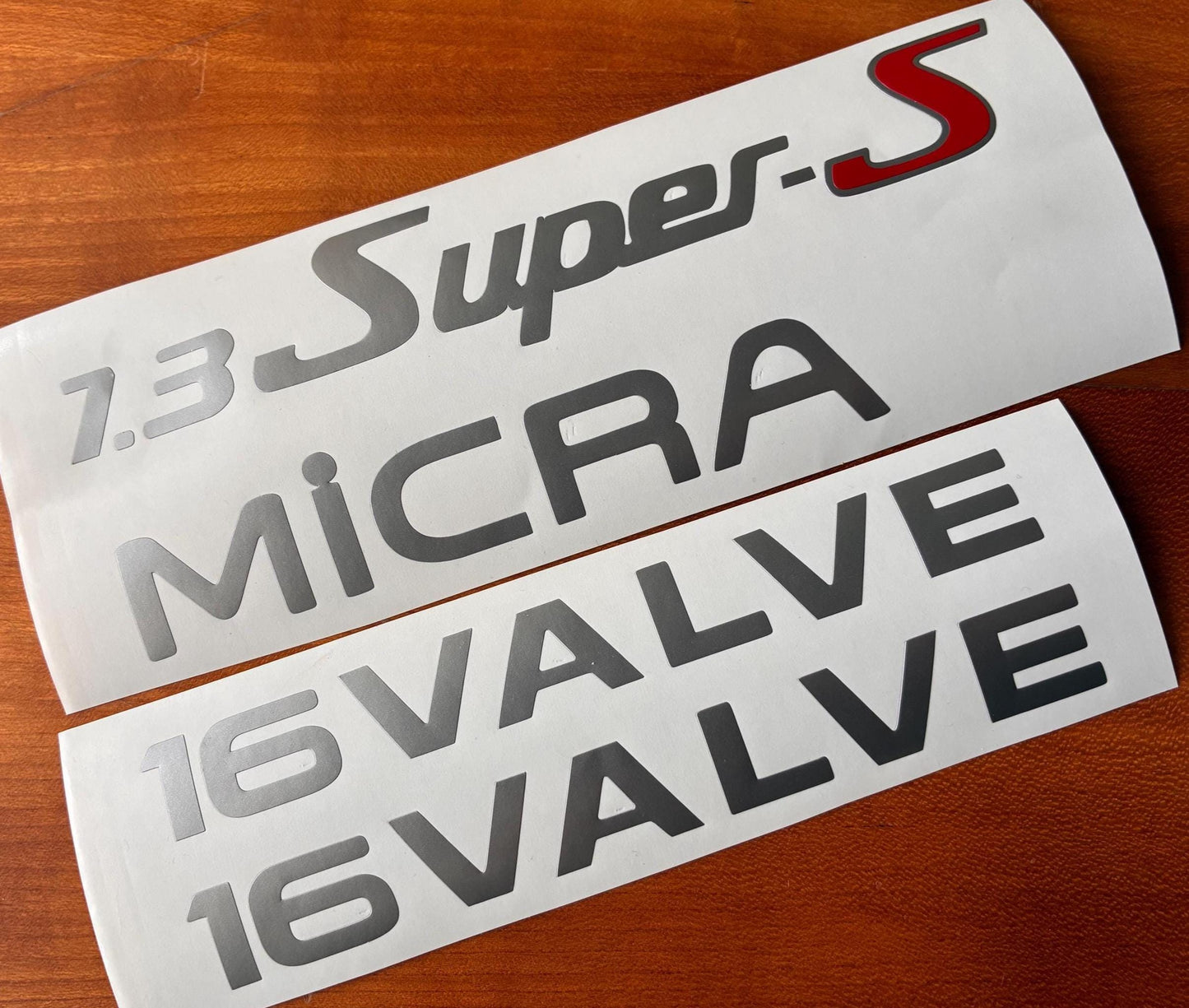 Micra 1.3 Super S 96/97 Side Rear Decals - Fits MK2 K11 SuperS - Reproduction Stickers