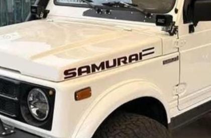 Samurai Side Bonnet Hood Custom Sticker - Fits Samurai Santana - Aftermarket Sticker