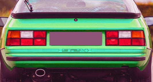 Rear Sticker Fits 924 - 924 S Turbo - Replacement Rear Decal Aftermarket