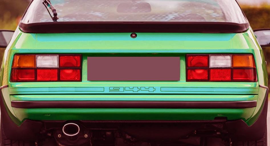 Rear Sticker Fits 944 - 944 S Turbo - Replacement Rear Decal Aftermarket